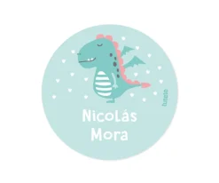 Pack 3 chapas Personalizadas Dragón