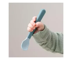 Pack 3 Cucharas para Bebé Fácil Agarre Foodie Blue