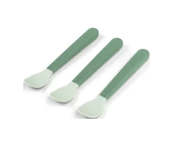 Pack 3 Cucharas para Bebé Fácil Agarre Foodie Green