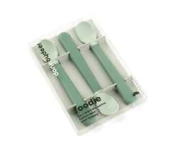 Pack 3 Cucharas para Bebé Fácil Agarre Foodie Green