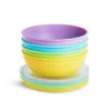 Pack 4 Cuencos Pastel con Tapas y Cucharas Love-a-Bowl