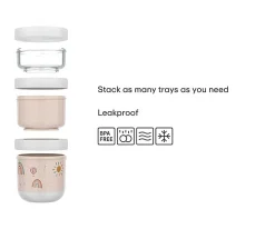 Pack 3 Dispensadores de Comida Apilable Mio Little Farm