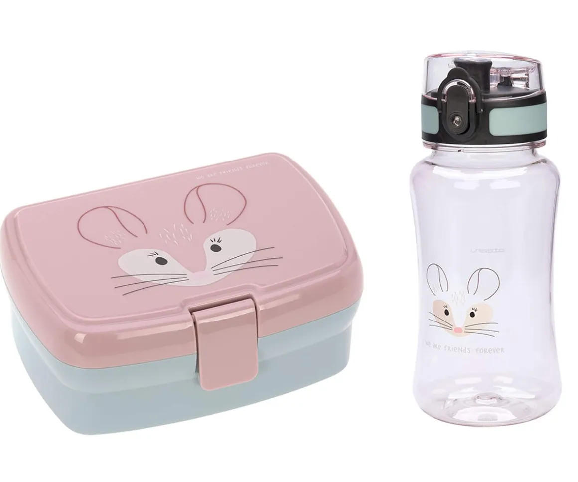 Pack Almuerzo Chinchilla + 7 Pegatinas Deep Blue Regalo Personalizables