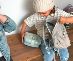 Pack Almuerzo Dino + 7 Pegatinas Blue Regalo Personalizables