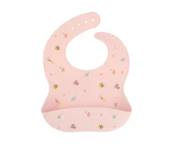 Pack Baby Meal Babero Silicona Bugs + Bol Silicona y Cuchara Acero Sage