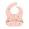 Pack Baby Meal Babero Silicona Wild Fairies + Bol Silicona y Cuchara Acero Brick Blush