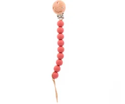 Pack Chupete Retro Rosa Mi Primera Navidad + Chupetero Terracota