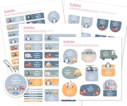 Pack Combinado Termo y Pegatinas City Cars