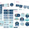 Pack Combinado Termo y Pegatinas Espacio