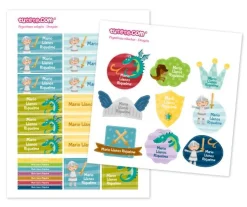 Pack Combinado Termo y Pegatinas Dragones