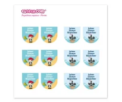 Pack Combinado Termo y Pegatinas Pirata