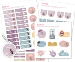 Pack Combinado Termo y Pegatinas Fantastic Girl