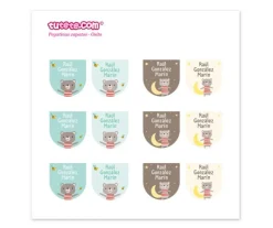 Pack Combinado Termo y Pegatinas Osito