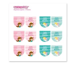Pack Combinado Termo y Pegatinas Princesa