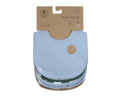 Pack de 5 baberos Happy Smile Blue