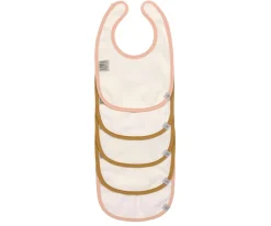 Pack de 5 baberos Impermeables Little Mateys Spicy Orange