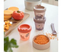 Pack de 3 Contenedores Porta Alimentos Ozzo Papaya