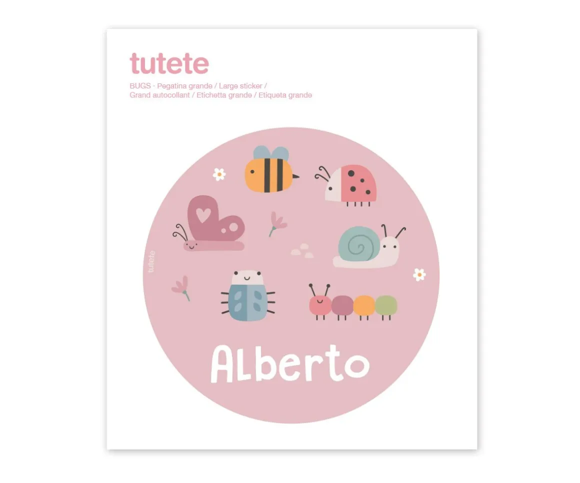Pack de Almuerzo Campus Tutete Pink Bugs Personalizado