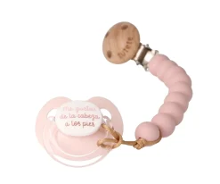 Pack Regalo Chupetero Me gusta de la cabeza a los pies Rosa
