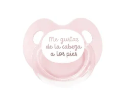 Pack Regalo Chupetero Me gusta de la cabeza a los pies Rosa