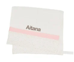 Pack Regalo Recién Nacido Personalizable Rainbow Dots Rosa