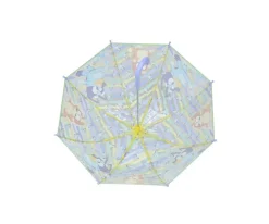 Paraguas Manual Infantil Bluey Transparente Burbuja