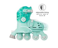 Patines Twista Verde T.23-28 Yvolution