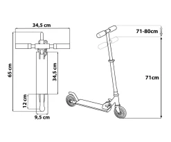 Patinete de 2 Ruedas Minnie