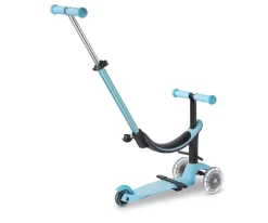 Patinete Mini 4 en 1 Deluxe LED Azul