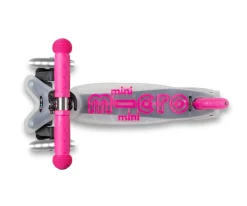 Patinete Mini Micro Deluxe Flux Neochrome Rosa Luces LED