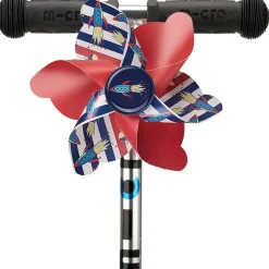 Patinete Mini Micro Deluxe Glow Lime con Luces LED + Molinillo Cohete