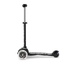 Patinete Mini Micro Deluxe Eco Negro con Luces LED