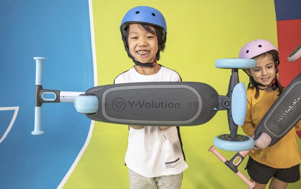 Patinete Yglider Nua Azul Yvolution