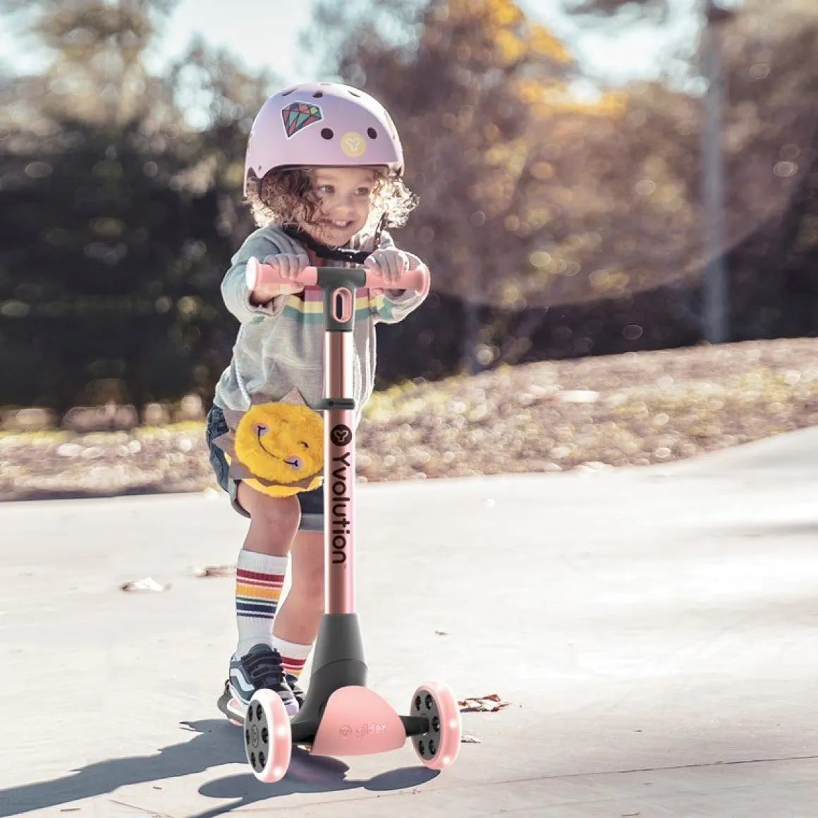 Patinete Yglider Nua Rosa Yvolution