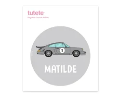 Pegatina Grande Bólido para Caja Almuerzo