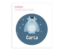 Pegatina Grande Little Monsters para Caja Almuerzo