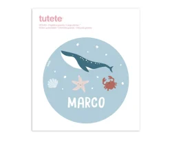 Pegatina Grande Ocean para Caja Almuerzo