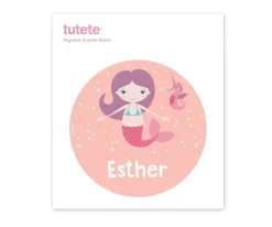 Pegatina Grande Sirena para Caja Almuerzo