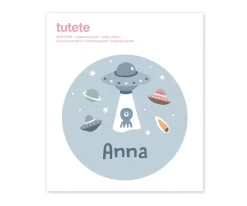 Pegatina Grande The Martians para Caja Almuerzo