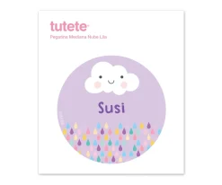 Pegatina Mediana Nube Lila