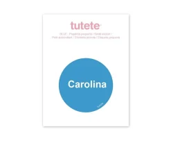 Pegatina Pequeña Azul para Botella