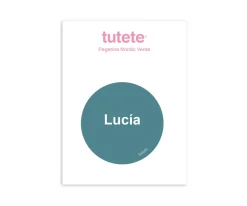 Pegatina Pequeña Nordic Verde para Botella