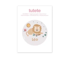 Pegatina Pequeña Savannah para Botella y Cajas Almuerzo