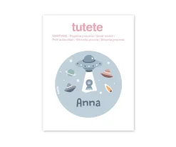 Pegatina Pequeña The Martians para Botella y Cajas Almuerzo