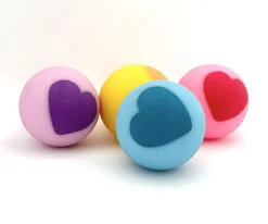 Pelota Saltarina Oso Rosa 43mm