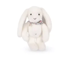 Peluche Conejito Blanco Fleurette 25 cm Personalizable