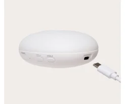 Peluche Luz-Sonido Conejo Orgánico Moonie 2.0 Cappuccino Personalizable