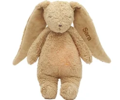 Peluche Luz-Sonido Conejo Orgánico Moonie 2.0 Cappuccino Personalizable