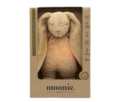 Peluche Luz-Sonido Conejo Orgánico Moonie 2.0 Cappuccino Personalizable