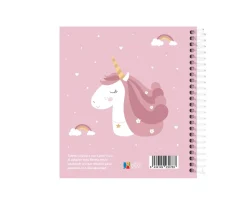 Pequeña Agenda Guardería Personalizable Tutete Magical Unicorn